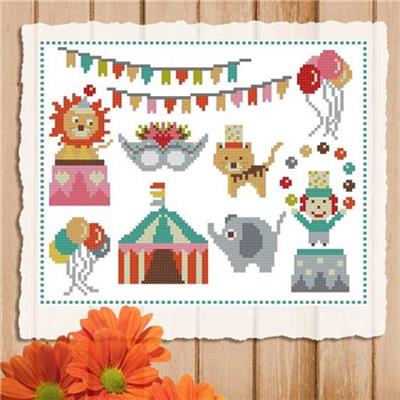click here to view larger image of Circus Mini Sampler (chart)