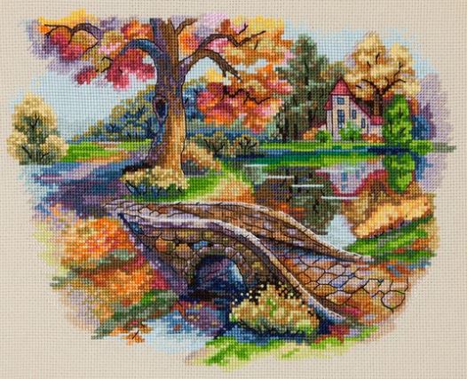 click here to view larger image of Autumn Landscape (counted cross stitch kit)