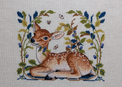 click here to view larger image of Little Fawn (counted cross stitch kit)