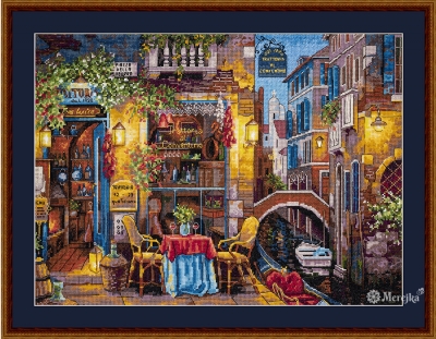 click here to view larger image of Our Special Place in Venice (counted cross stitch kit)