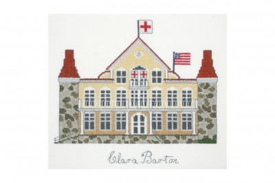 click here to view larger image of Clara Barton - National Historic Site (counted cross stitch kit)