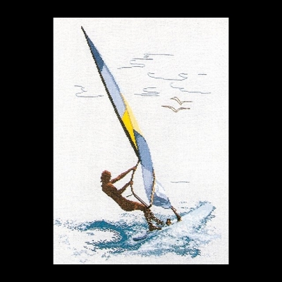 click here to view larger image of Wind Surfing (counted cross stitch kit)