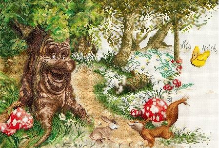 click here to view larger image of Efteling Sprookjesboom (counted cross stitch kit)