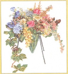 click here to view larger image of Bouquet (counted cross stitch kit)