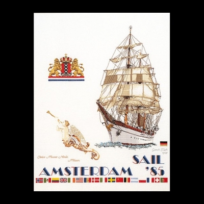 click here to view larger image of Sail 1985 (counted cross stitch kit)