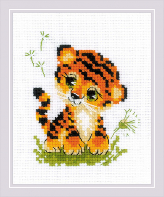 click here to view larger image of Baby Tiger (counted cross stitch kit)