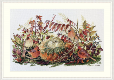 click here to view larger image of Rhapsody in Red (counted cross stitch kit)