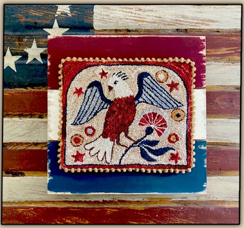 click here to view larger image of Folkart Eagle (Punchneedle)