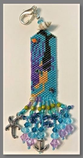 click here to view larger image of Under the Sea Fob (bead kit)