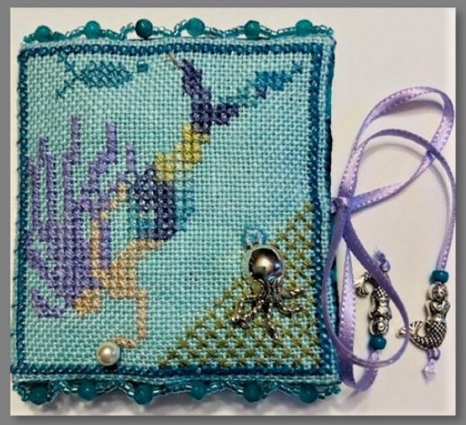 click here to view larger image of Under the Sea Needlebook (counted cross stitch kit)