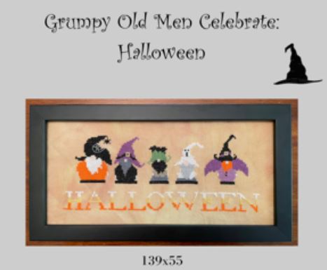 click here to view larger image of Grumpy Old Men Celebrate - Halloween (chart)