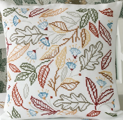 click here to view larger image of Fall Cushion (embroidery kit)