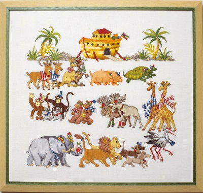 click here to view larger image of Noahs Ark (embroidery kit)