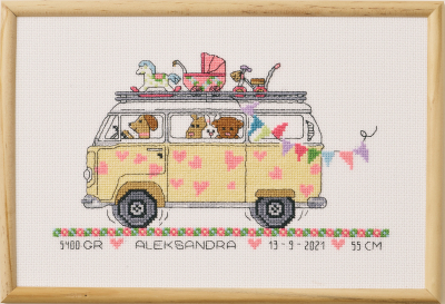 click here to view larger image of Girl Bus (embroidery kit)