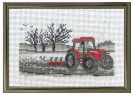 click here to view larger image of Tractor (embroidery kit)