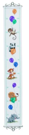 click here to view larger image of Growth Chart Bell Pull (counted cross stitch kit)