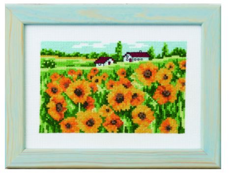 click here to view larger image of Sunflowerfield (counted cross stitch kit)
