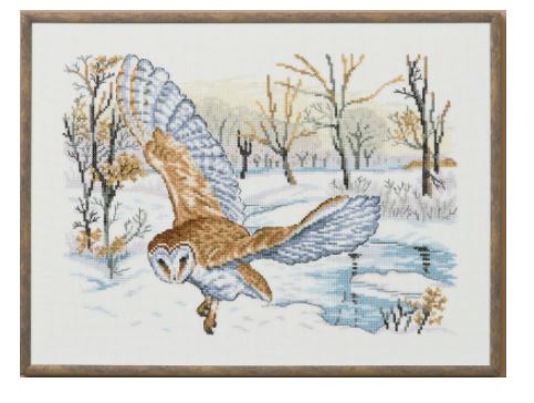 click here to view larger image of Barn Owl (counted cross stitch kit)