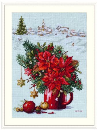 click here to view larger image of Happy Holiday (counted cross stitch kit)