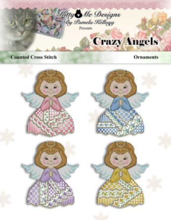 click here to view larger image of Crazy Angels Ornaments (chart)