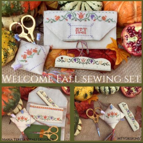 click here to view larger image of Welcome Fall Sewing Set (chart)