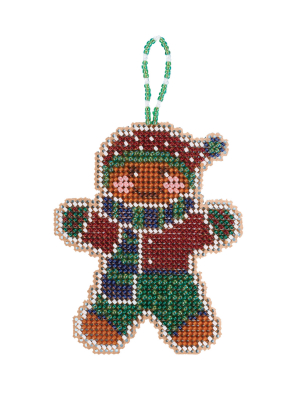 click here to view larger image of Gingerbread Lad (2021) (counted cross stitch kit)
