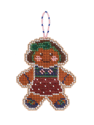 click here to view larger image of Gingerbread Lass (2021) (counted cross stitch kit)