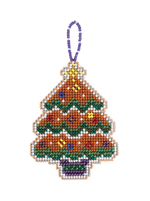 click here to view larger image of Gingerbread Trees (2021) (counted cross stitch kit)