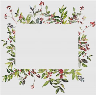 click here to view larger image of Winter Berry Frame (chart)