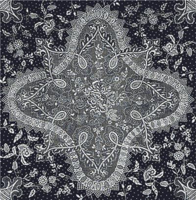 click here to view larger image of Floral Lace Tile (chart)