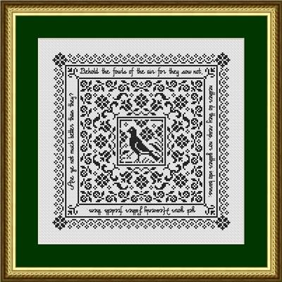 click here to view larger image of Bird Sampler 2 / Matthew 6 26 (chart)