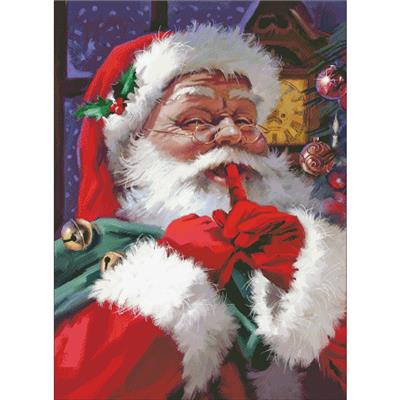 click here to view larger image of Ssshhh Santa (chart)