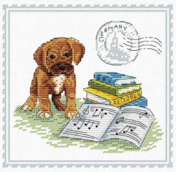 click here to view larger image of My Best Friend - Germany  (counted cross stitch kit)