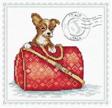 click here to view larger image of Best Friend - Italy (counted cross stitch kit)