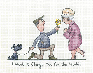 click here to view larger image of I Wouldn't Change You (counted cross stitch kit)