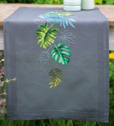 click here to view larger image of Botanical - Table Runner (embroidery kit)