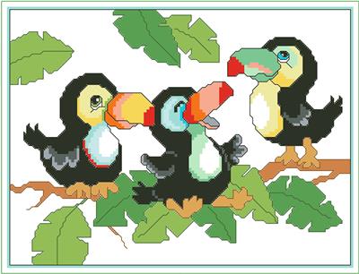click here to view larger image of Baby Toucans (chart)