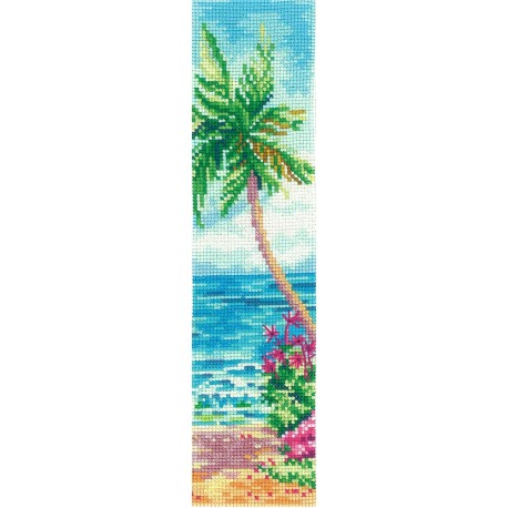 click here to view larger image of Bookmarks - Dominican Republic (counted cross stitch kit)