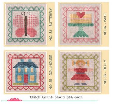 click here to view larger image of Stitch Cards - Set i (chart)