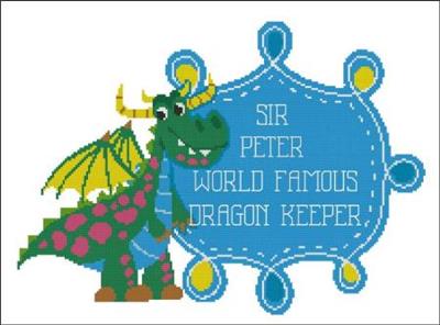 click here to view larger image of World Famous Dragon Keeper Boy (Customizable) (chart)