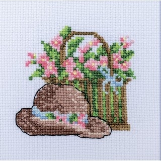 click here to view larger image of Basket (counted cross stitch kit)