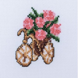 click here to view larger image of Bicycle   (counted cross stitch kit)