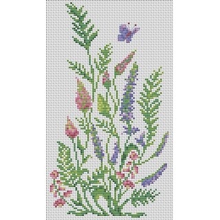 click here to view larger image of Meadow Bloom (counted cross stitch kit)