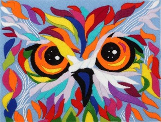 click here to view larger image of Owl (embroidery kit)