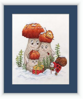 click here to view larger image of Celebration in the Forest (counted cross stitch kit)