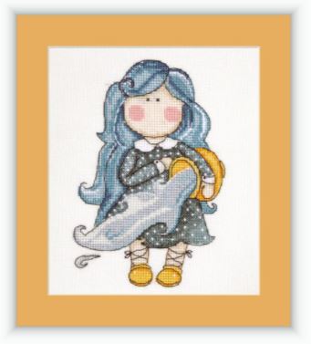 click here to view larger image of Aquarius  (counted cross stitch kit)