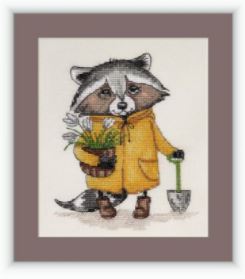 click here to view larger image of Gardener - Him (counted cross stitch kit)