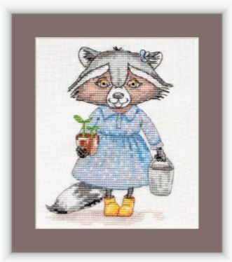 click here to view larger image of Gardener - Her (counted cross stitch kit)