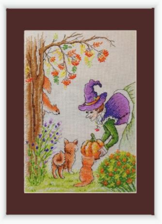 click here to view larger image of Autumn Gifts (counted cross stitch kit)