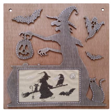 click here to view larger image of Halloween Shadows (counted cross stitch kit)